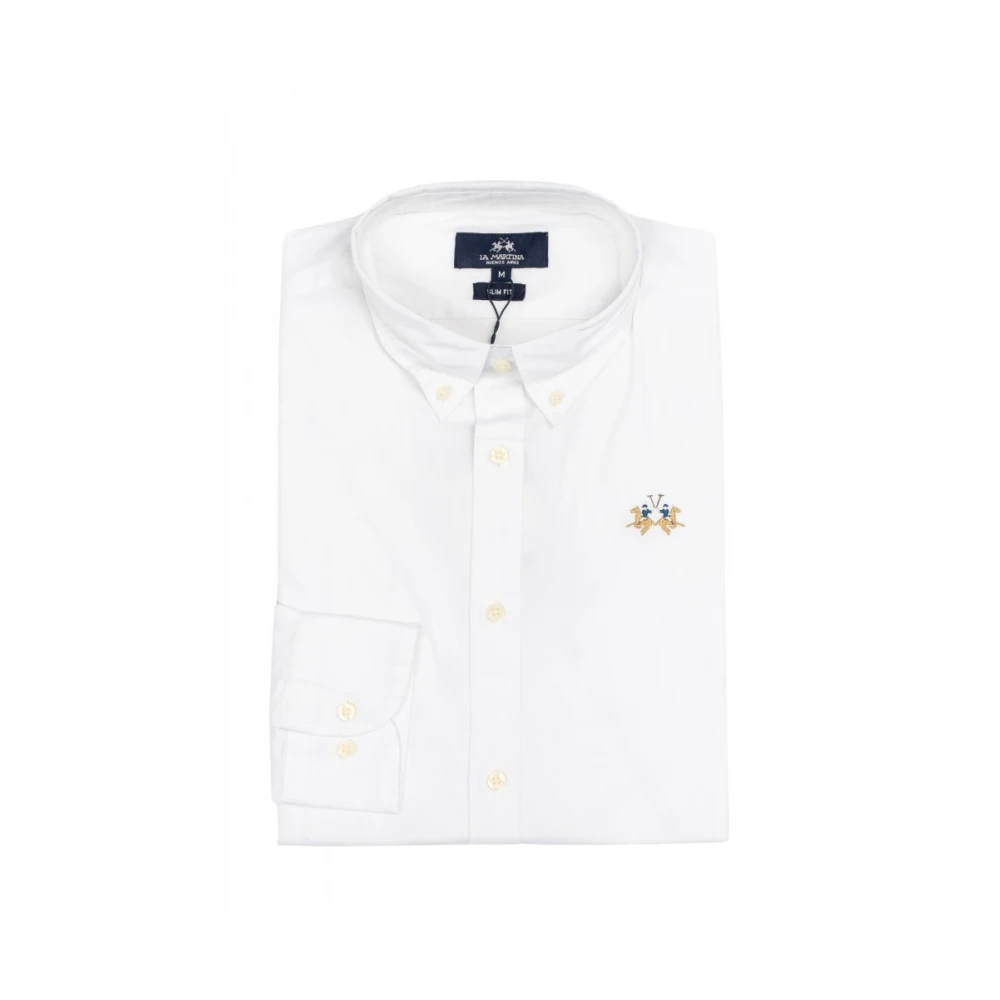 La Martina Mens White Casual Shirts Shirt Classic Style Extra Large | Miinto
