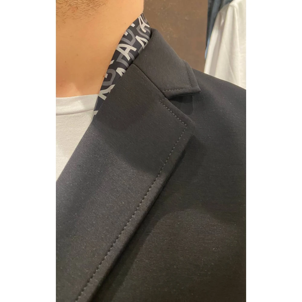 Daniele Alessandrini Zwarte Herenjassen Black Heren