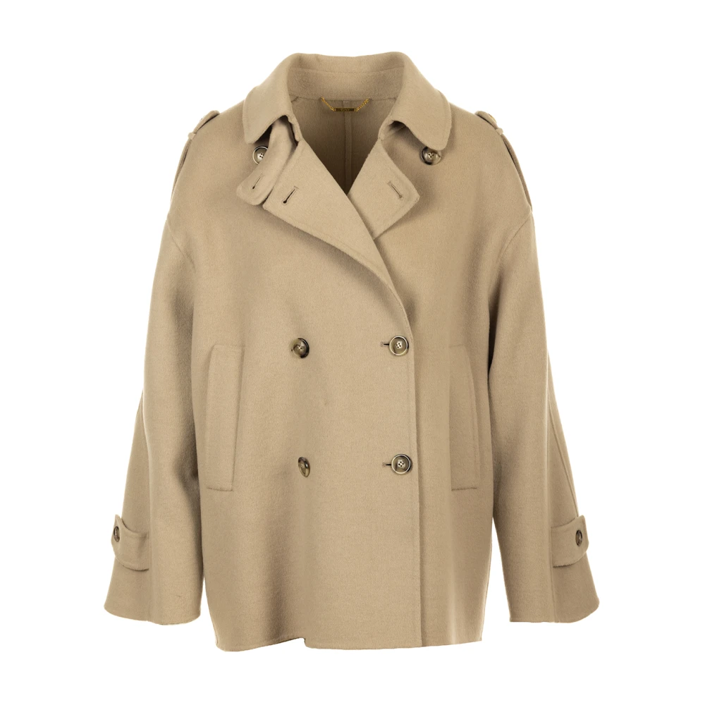 Seventy Grijze Jas Beige Dames