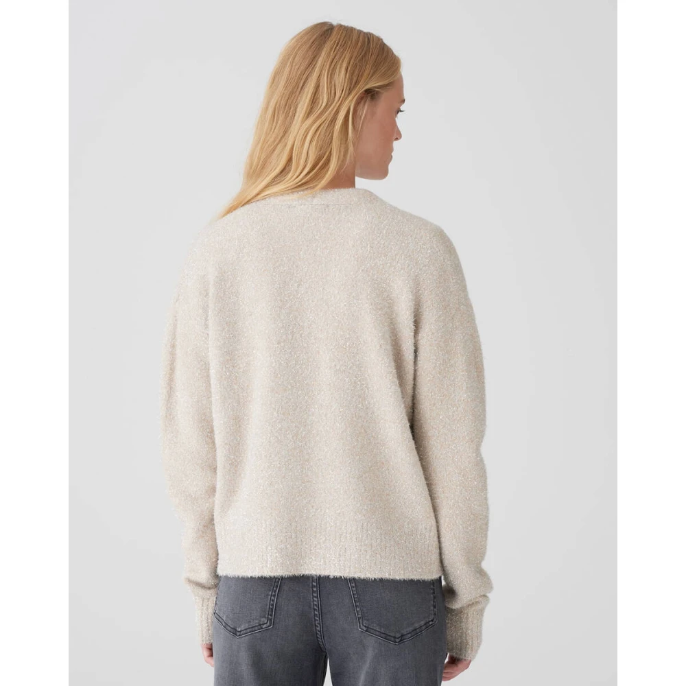 Opus Stijlvolle Dametta Pullover Sweater Beige Dames