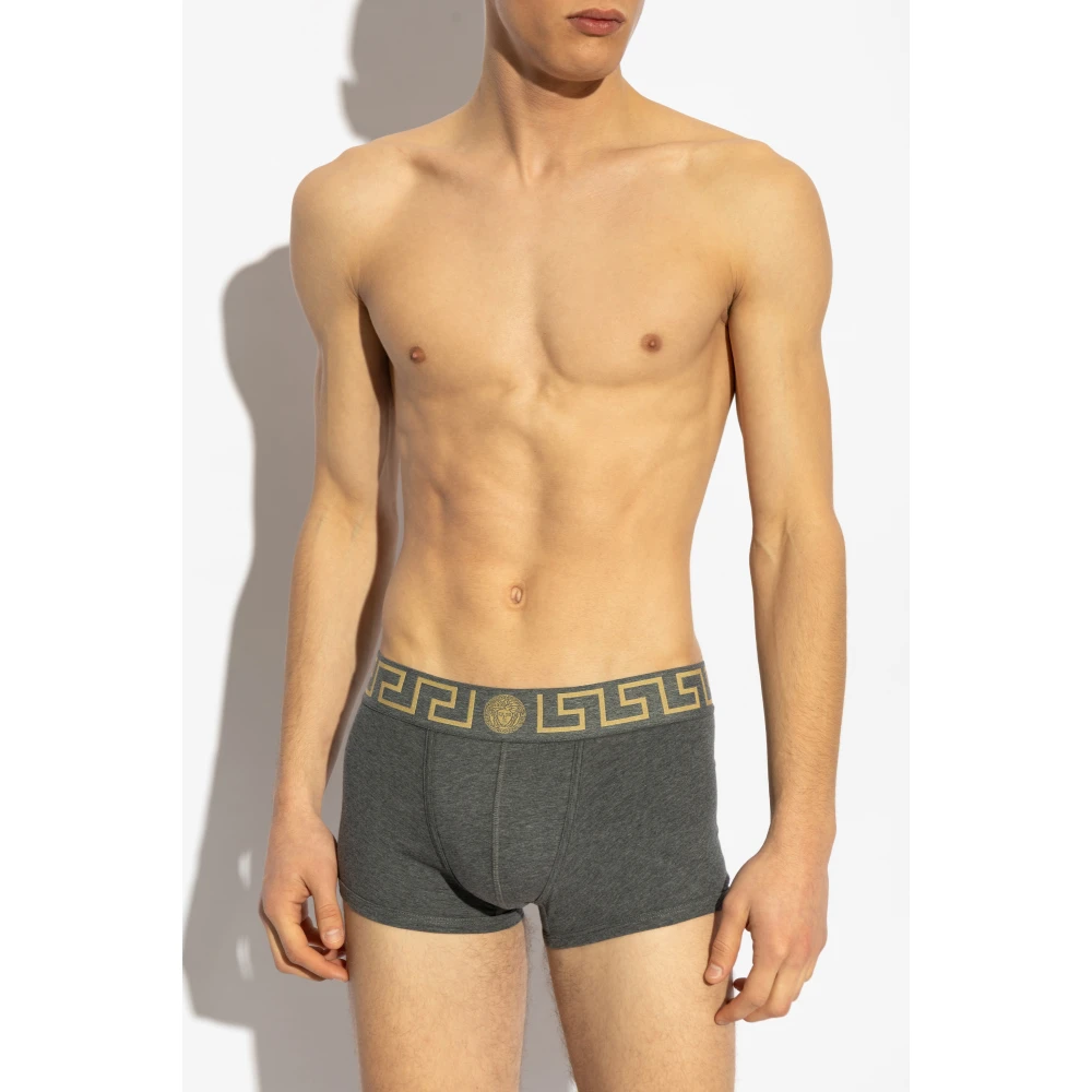 Versace Katoenen boxershorts Gray Heren