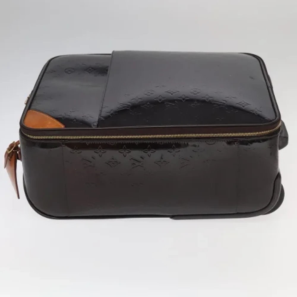 Louis Vuitton Vintage Pre-owned Leather travel-bags Purple Dames