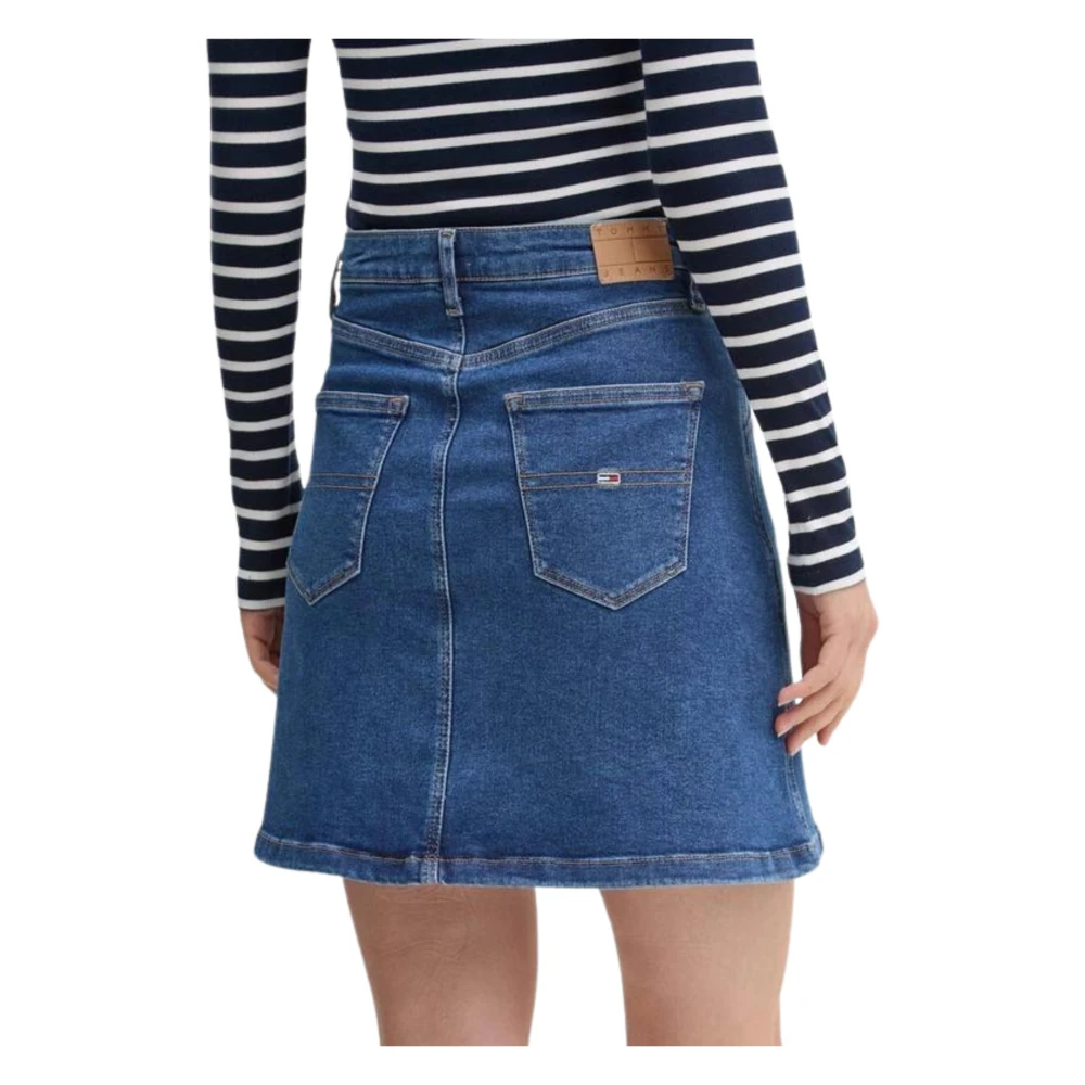 Tommy Hilfiger Denim Rok Flared Jeans Blue Dames