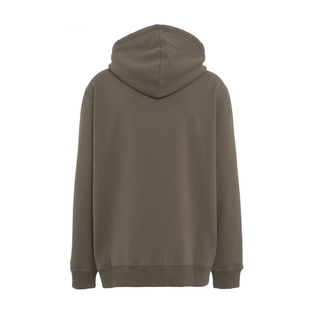 Lanvin Bruine hoodie met kangoeroezak Brown Heren