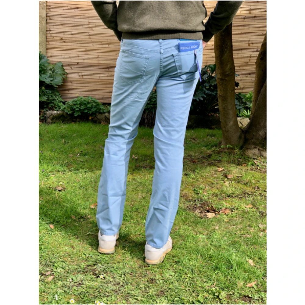 Jacob Cohën Denim Jeans met katoen en lyocell mix Blue Heren