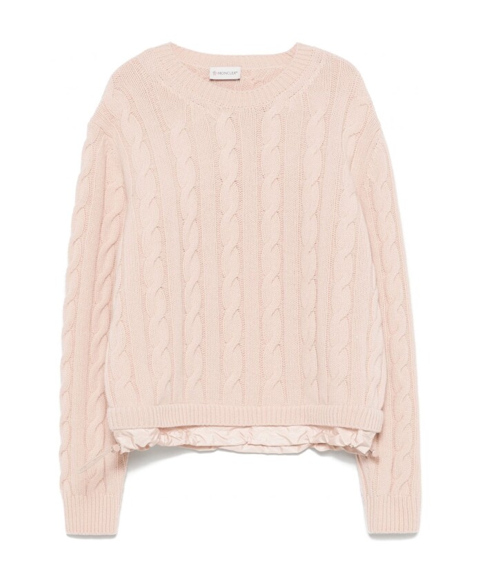 pink-cable-knit-sweater