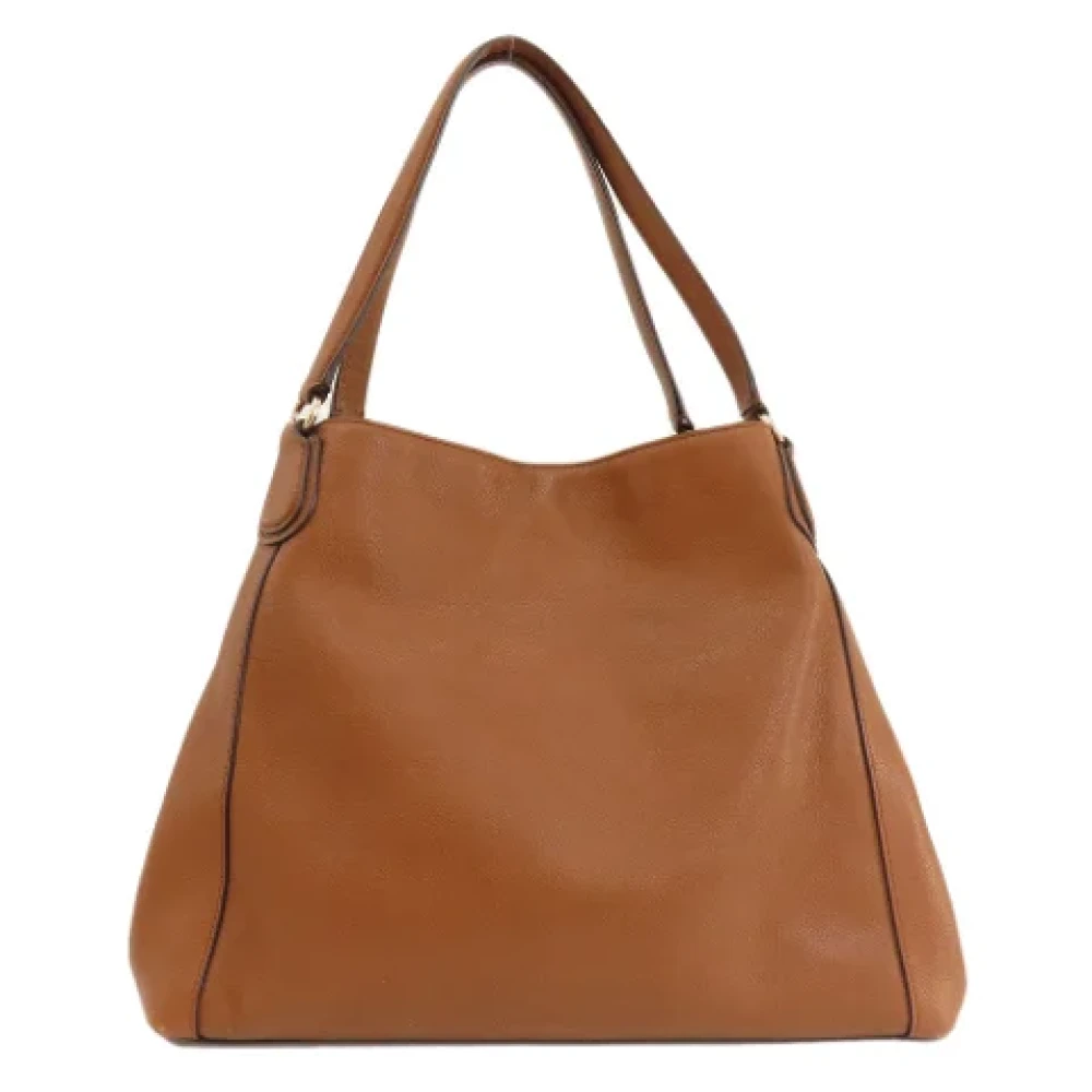 Coach Pre-owned Leather totes Brown Dames