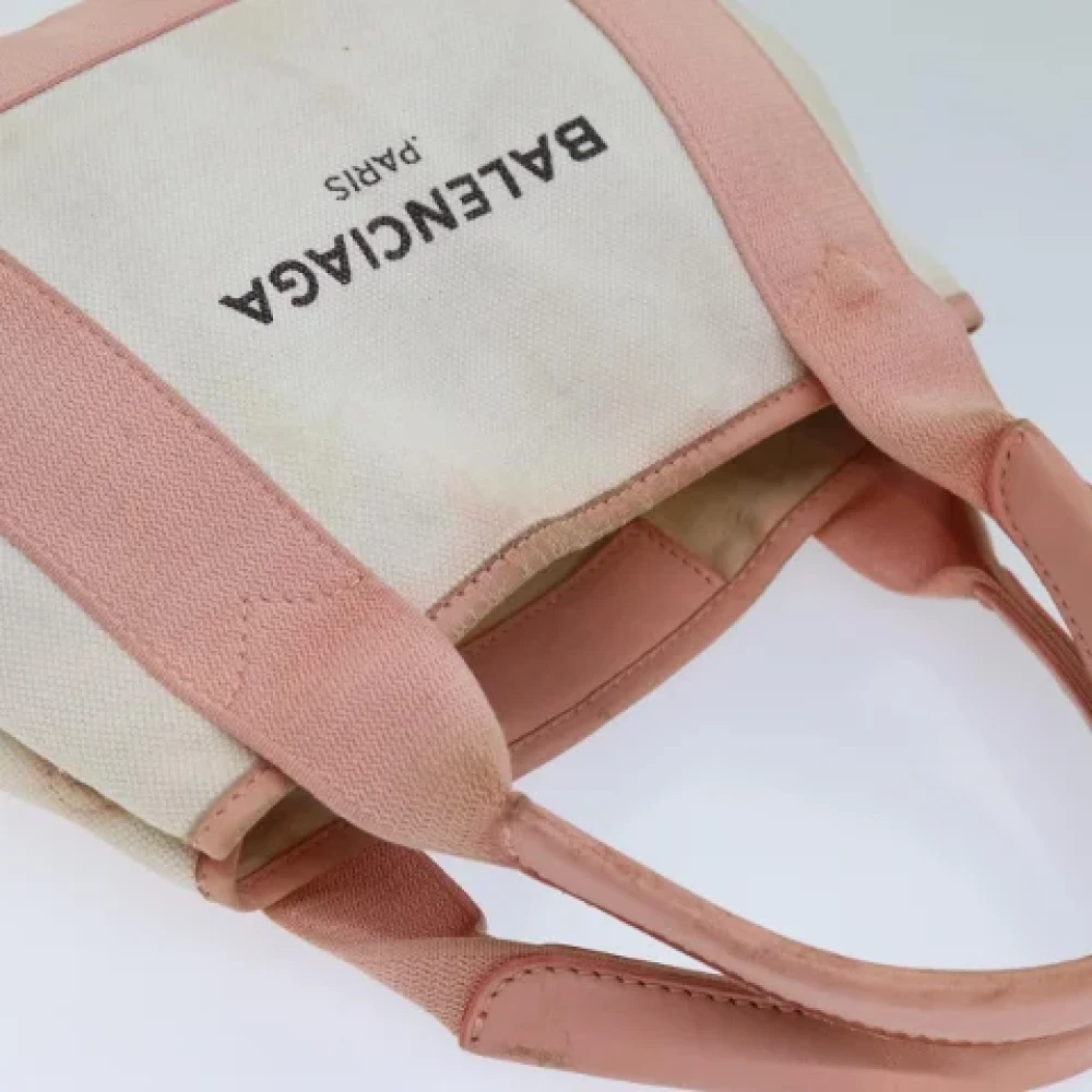 Balenciaga Vintage Pre-owned Canvas handbags Pink Dames