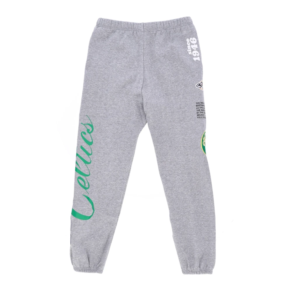 Mitchell & Ness Boston Celtics Fleece Trainingsbroek Gray Heren