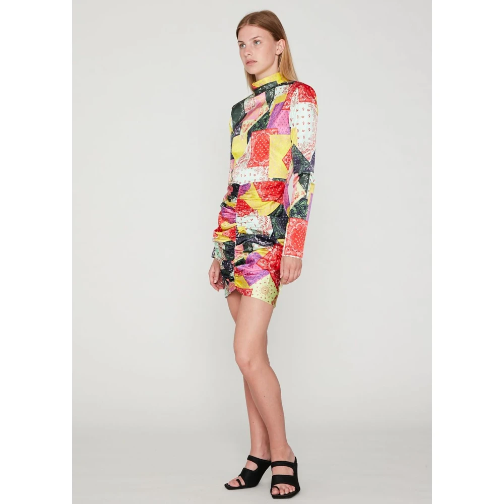 Rotate Birger Christensen Day Dress Yellow Dames