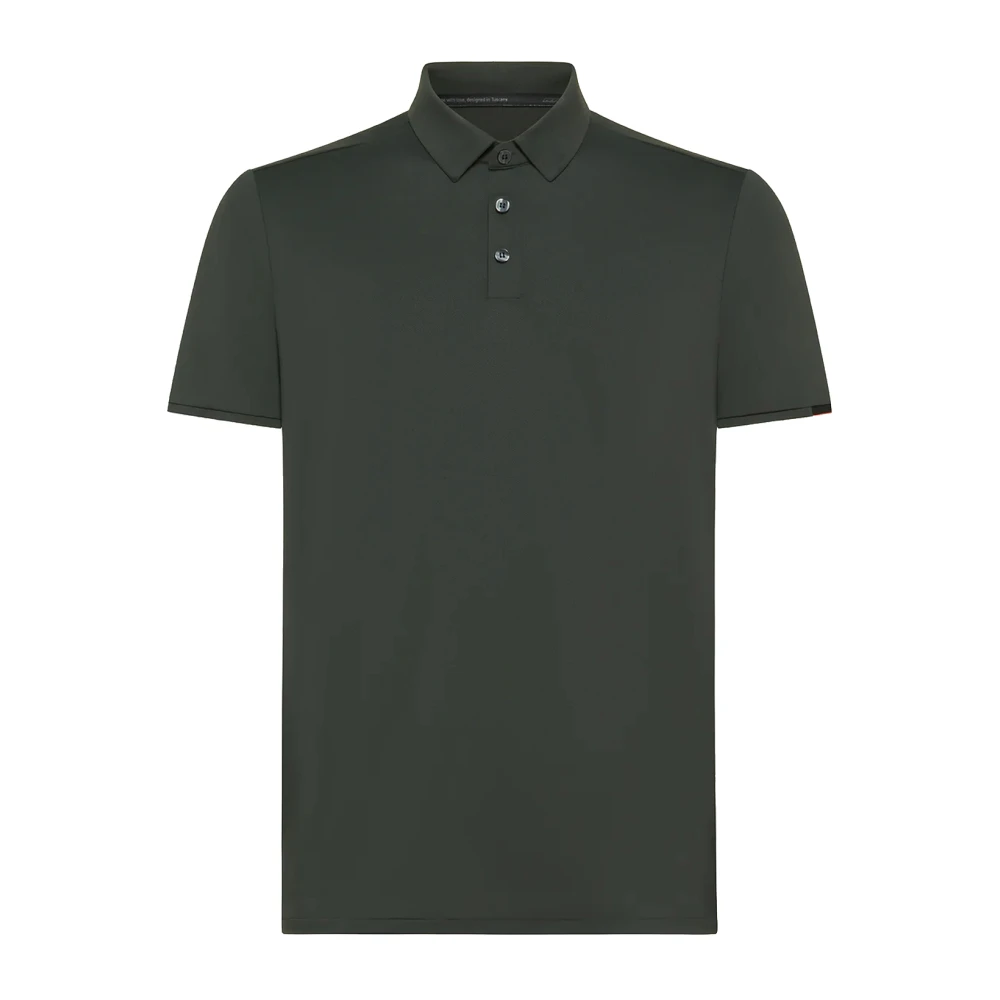 Rrd Men's Green Polo Shirts, L, Oxford Logo Polo