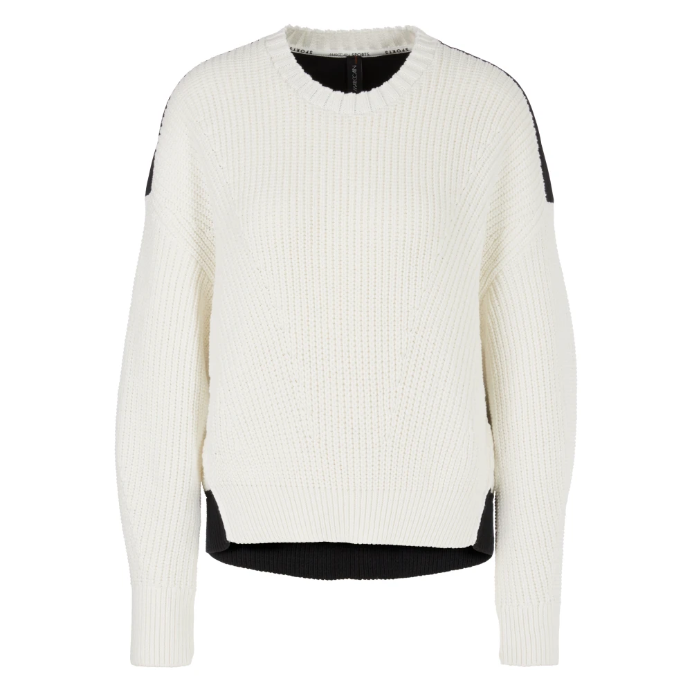 Marc Cain DIY-Style Gebreide Trui White Dames