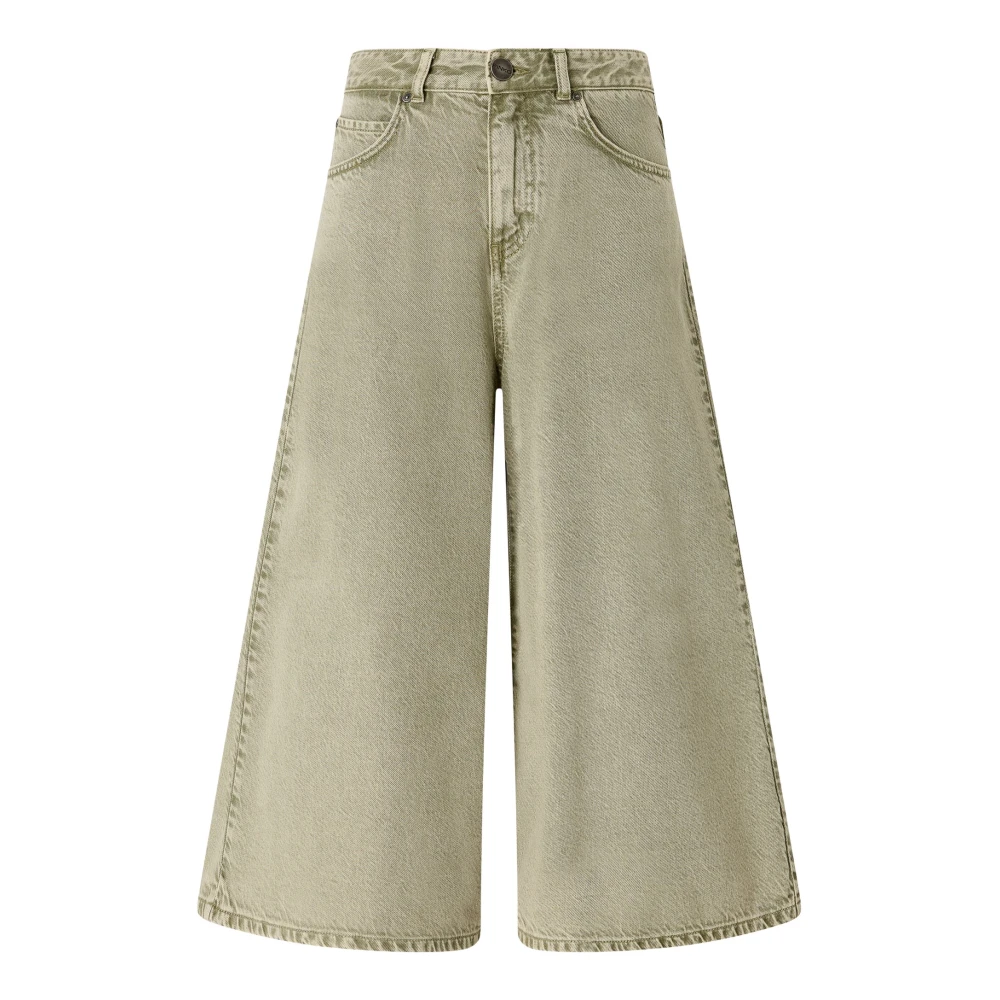 Pinko Kvinno Grön Shorts Dam, W25, Denim, Burkina Bermuda