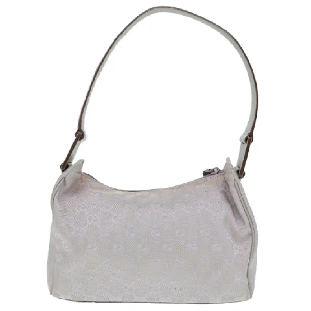 Gucci Vintage Pre-owned Canvas gucci-bags Gray Dames
