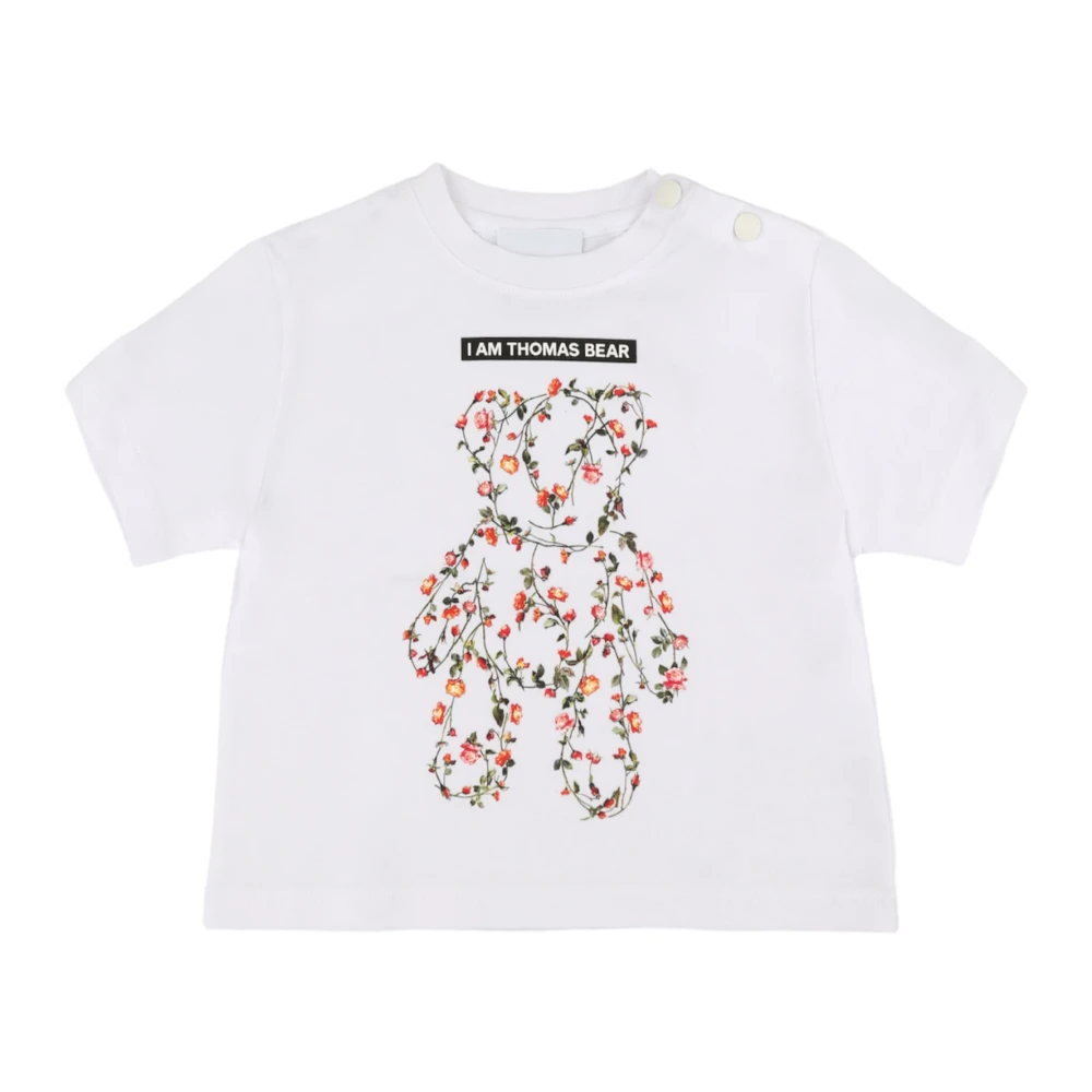 Burberry Barn T-Shirt White, Flicka