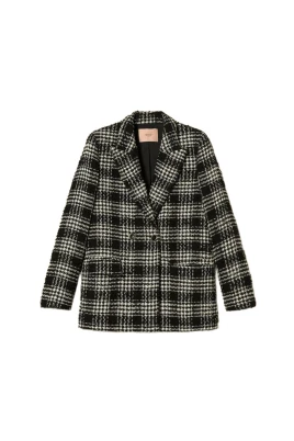 Bouclé Check Blazer