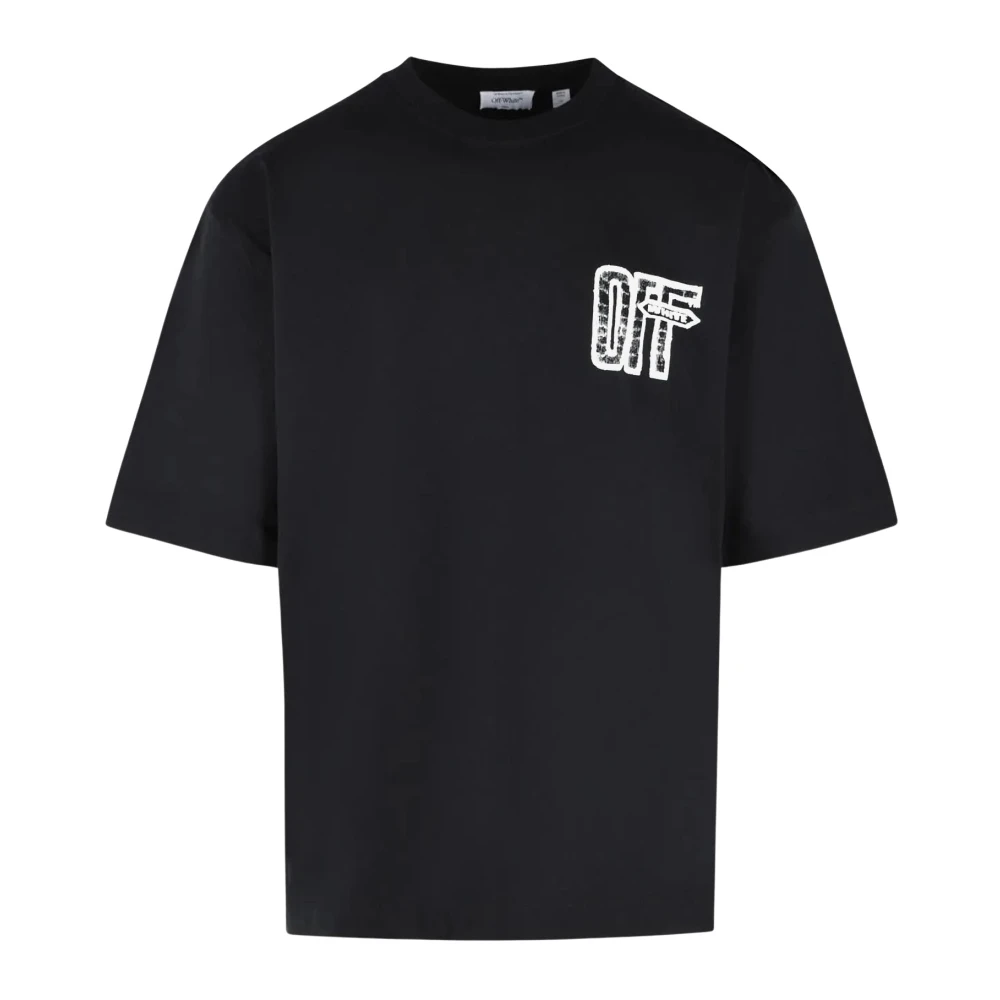 Off White Uomo Nero - T-Shirt Con Stampa Arrow - Tops - Xl - Immagine 8