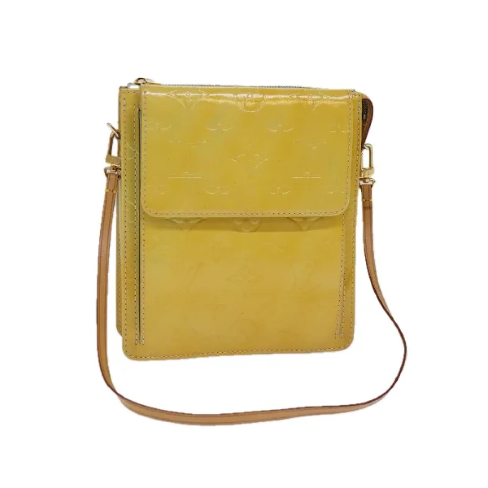Louis Vuitton Vintage Pre-owned Leather louis-vuitton-bags Yellow Dames