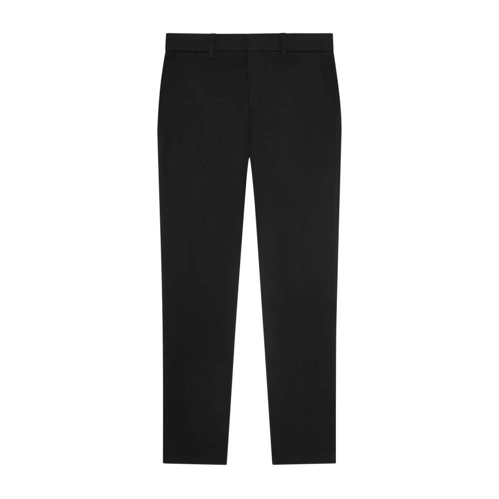 Lyle & Scott Broek Worsted Twill Black Heren