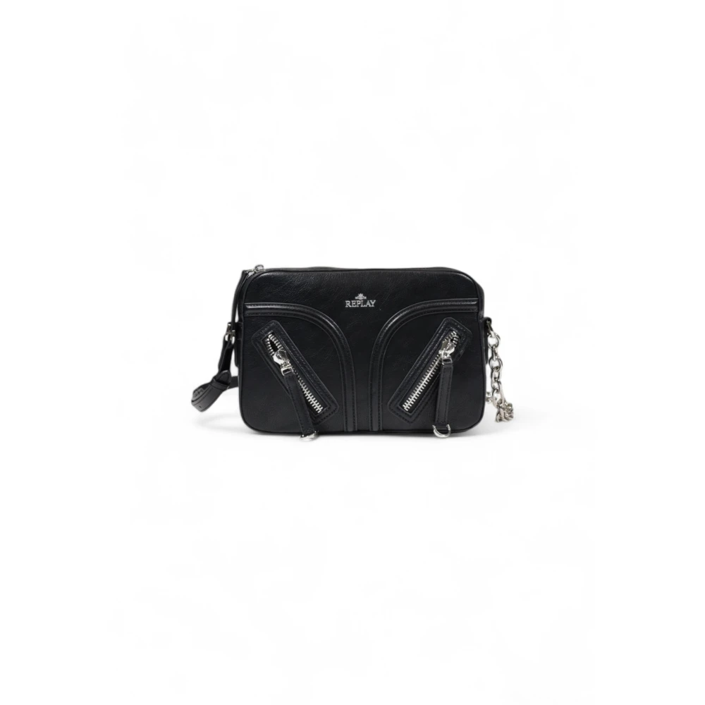Replay Vintage Crossbodytas Black Dames