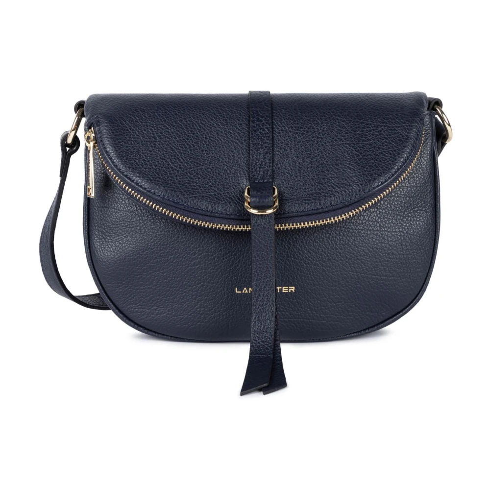 Lancaster Magnetische Flap Schoudertas Donkerblauw Blue Dames