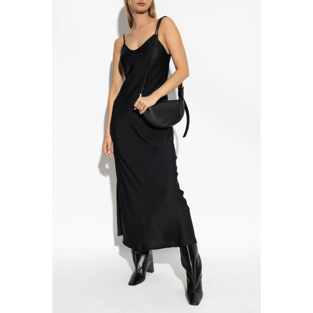 AllSaints Bryony Maxi Jurk Black Dames
