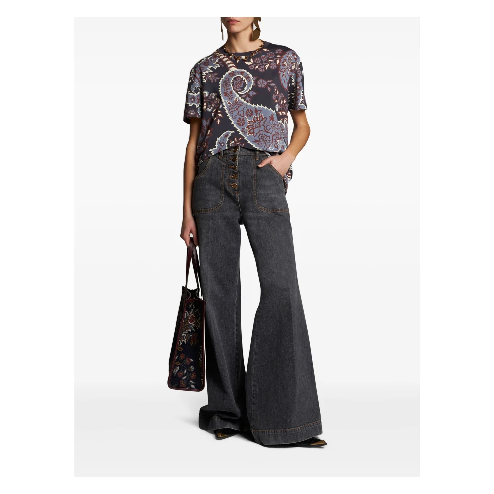 ETRO Casual X0884 T-shirt Multicolor Dames