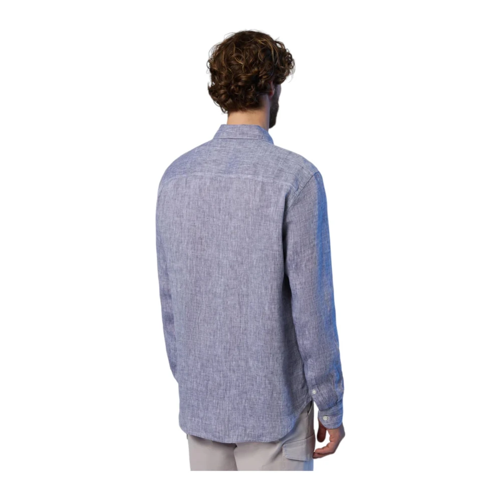 North Sails Lange mouwen overhemd Blue Heren