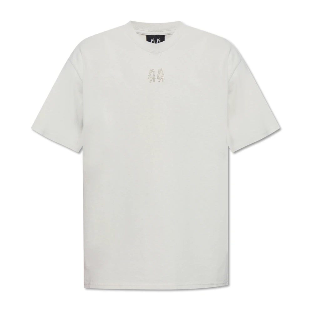44 Label Group T-shirt met ronde hals Gray Heren