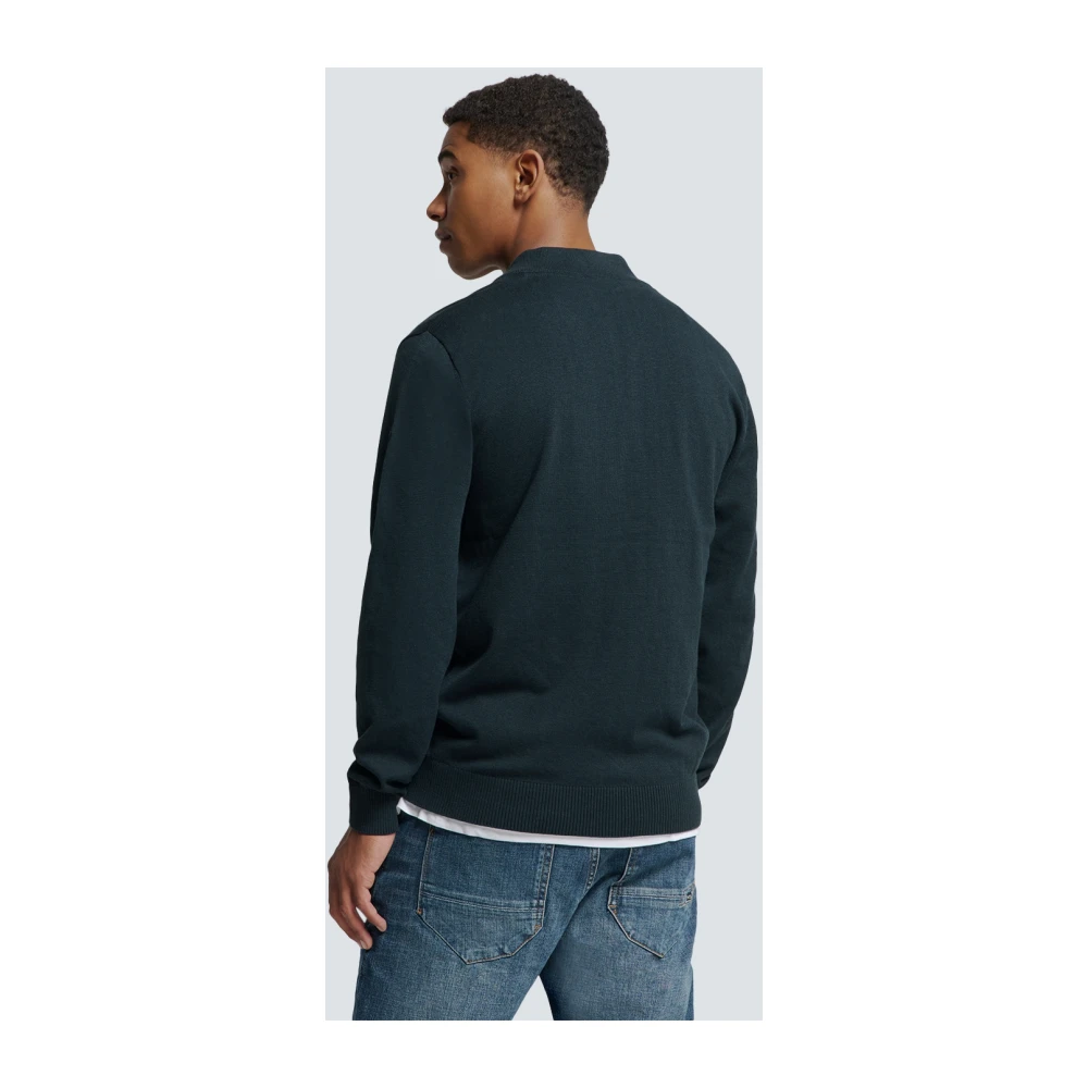 No Excess Melange 2 Gekleurde Vest Blue Heren