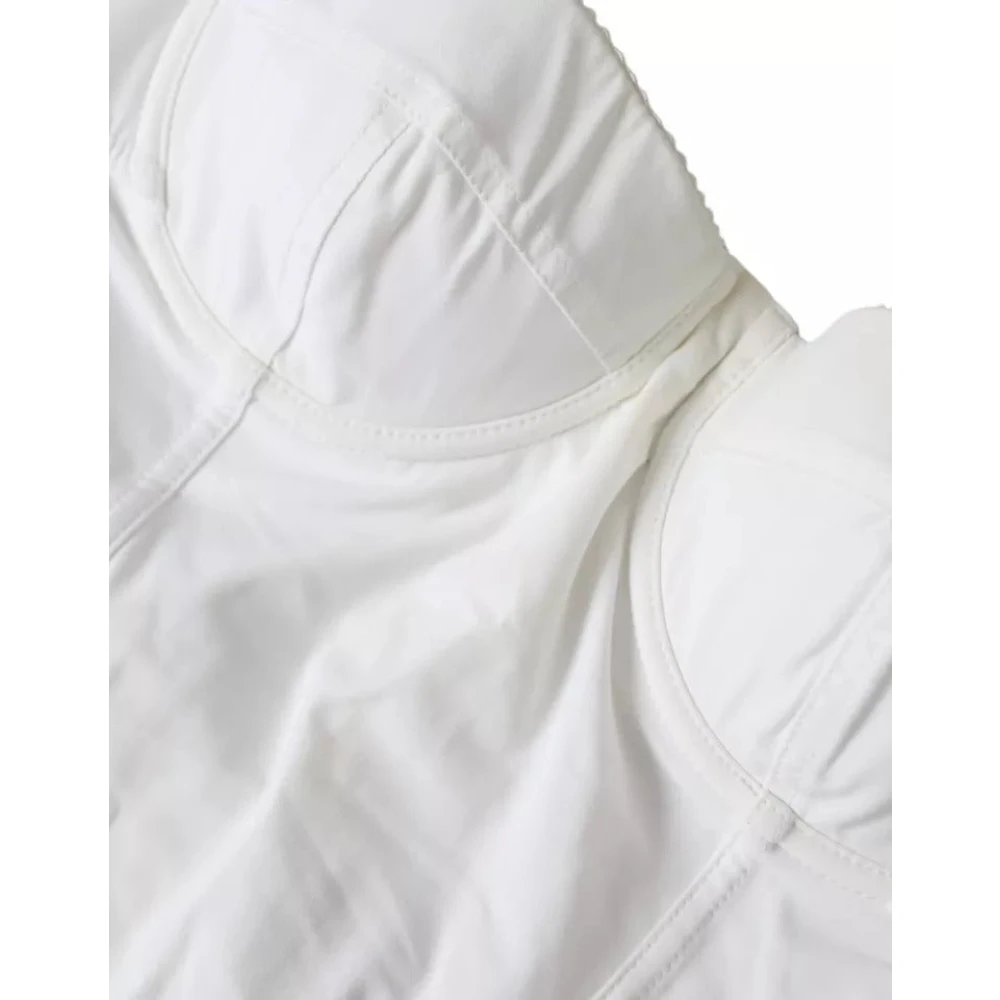 Dolce & Gabbana Witte Eendelig Bikini Strandkleding Vrouwen White Dames