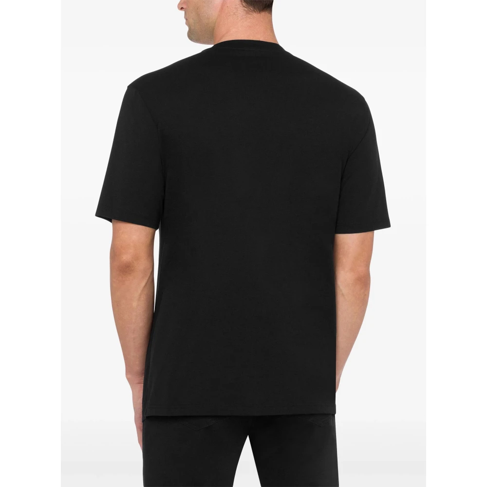 Moschino Zwarte Couture T-shirts en Polos Black Heren