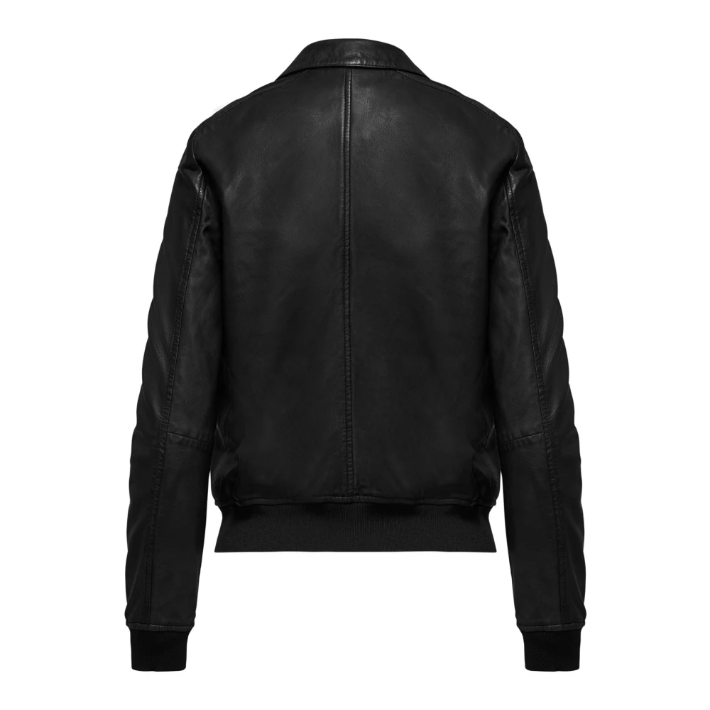 BomBoogie Leather Jackets Black Dames