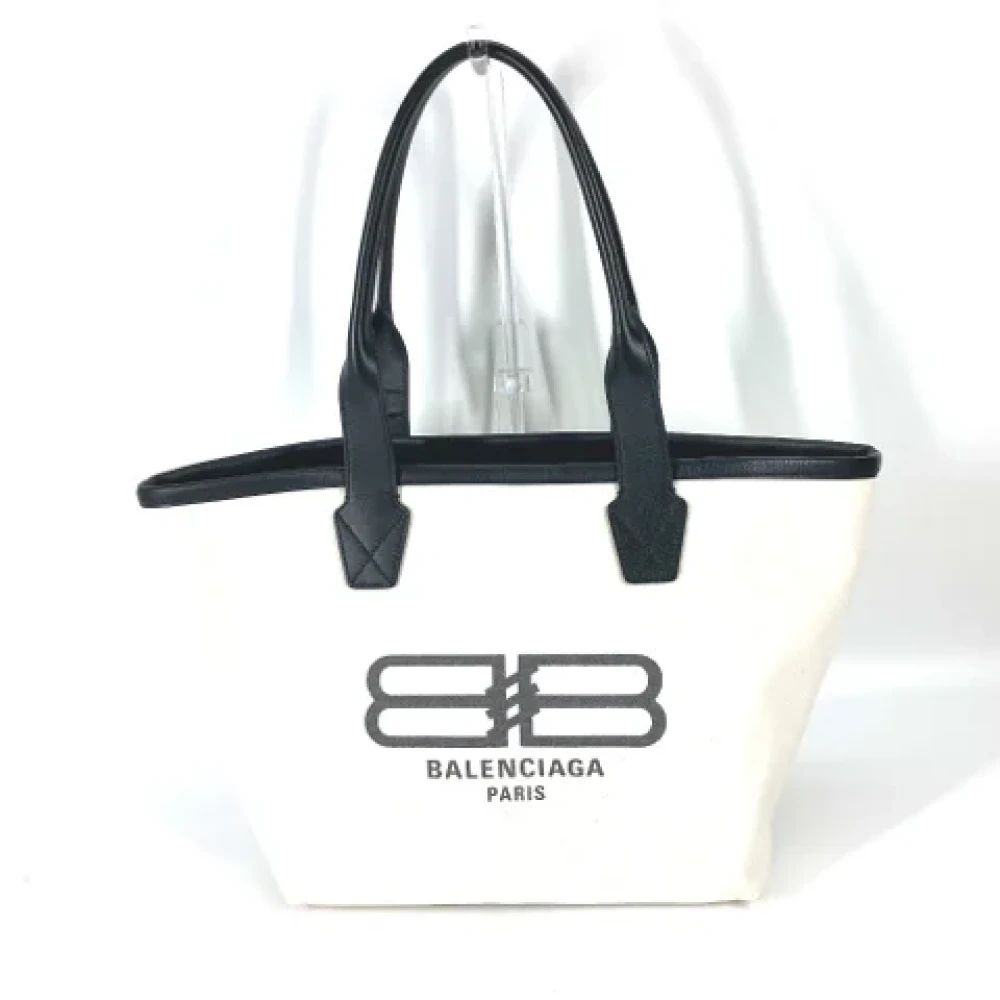 Balenciaga Vintage Pre-owned Fabric balenciaga-bags White Dames