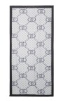 echarpe-a-motif-geometrique-et-bordures-effilochees