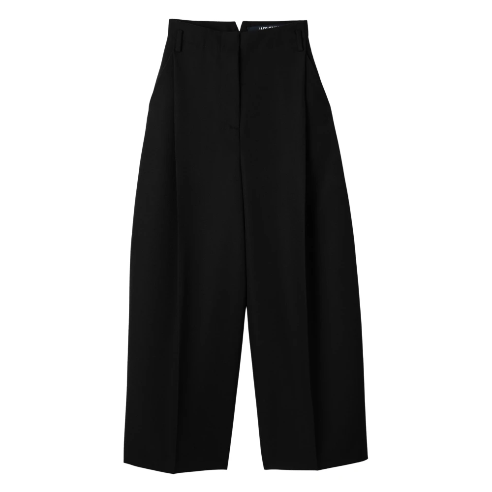 Jacquemus Donna Nero Pantaloni, 2XS, New,