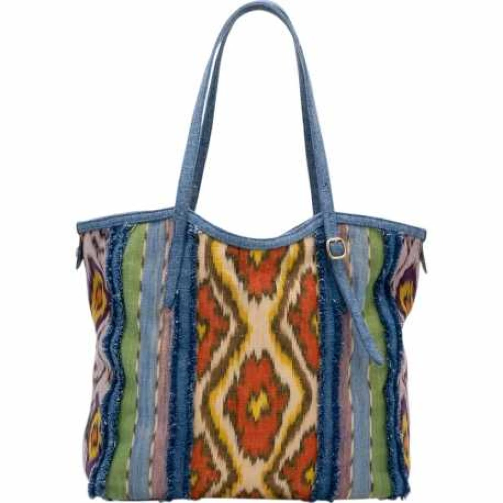 Claris Virot Kleurrijke Patchwork Schoudertas Multicolor Dames