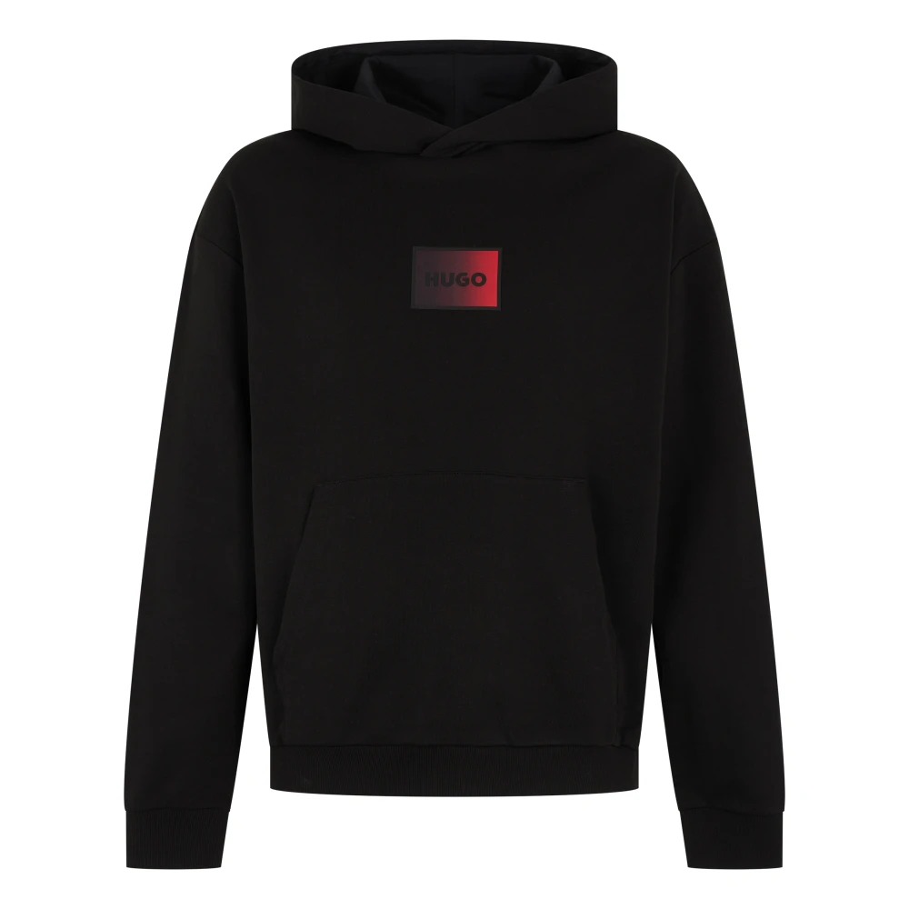 Hugo Men's Black Hooded Sweatshirt - Hoodies - Xs - Sweatshirts & Hoodies