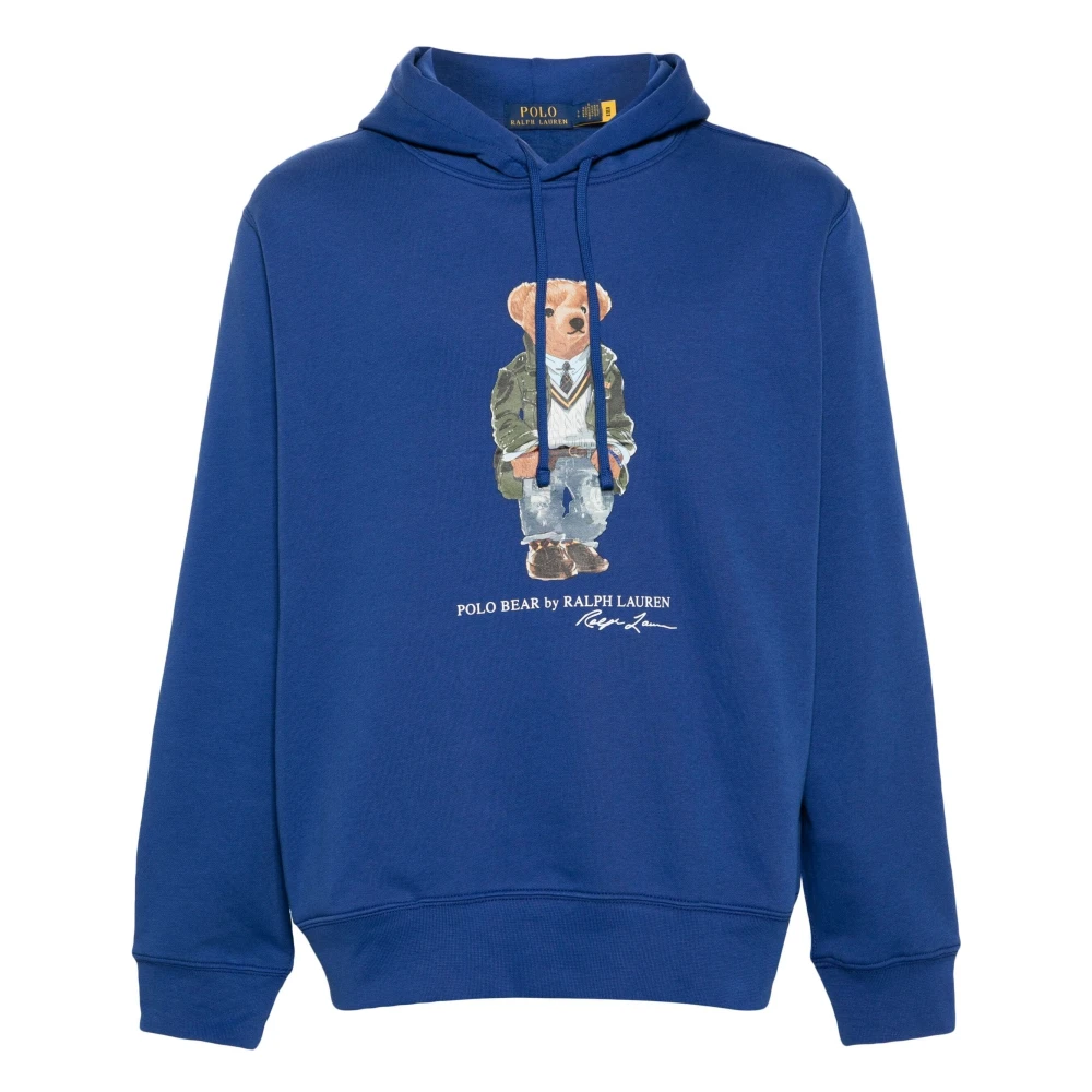 Polo Ralph Lauren Blauwe Casual Sweatshirt met Lange Mouwen Blue Heren