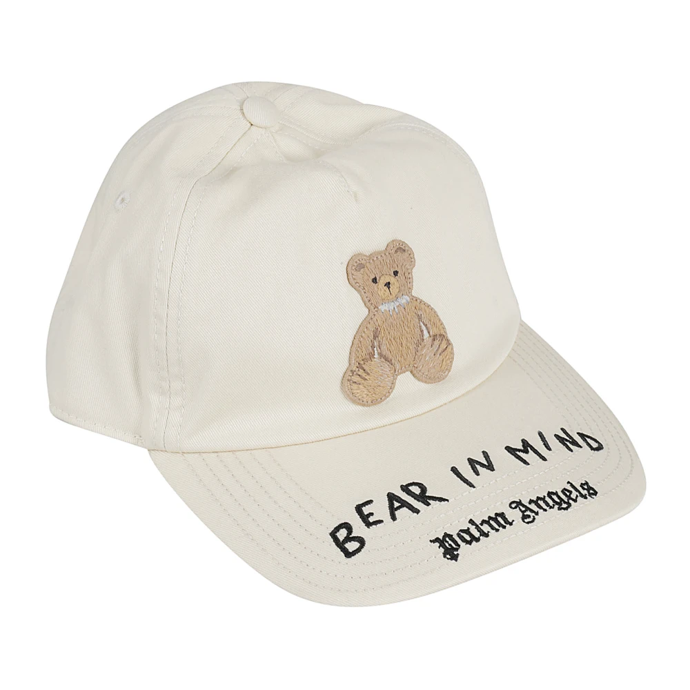 Palm Angels Beige Bear Keps Beige, Herr