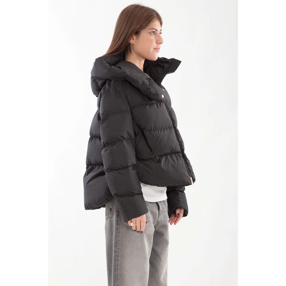 pinko Dons Pufferjas in Giza Stijl Black Dames