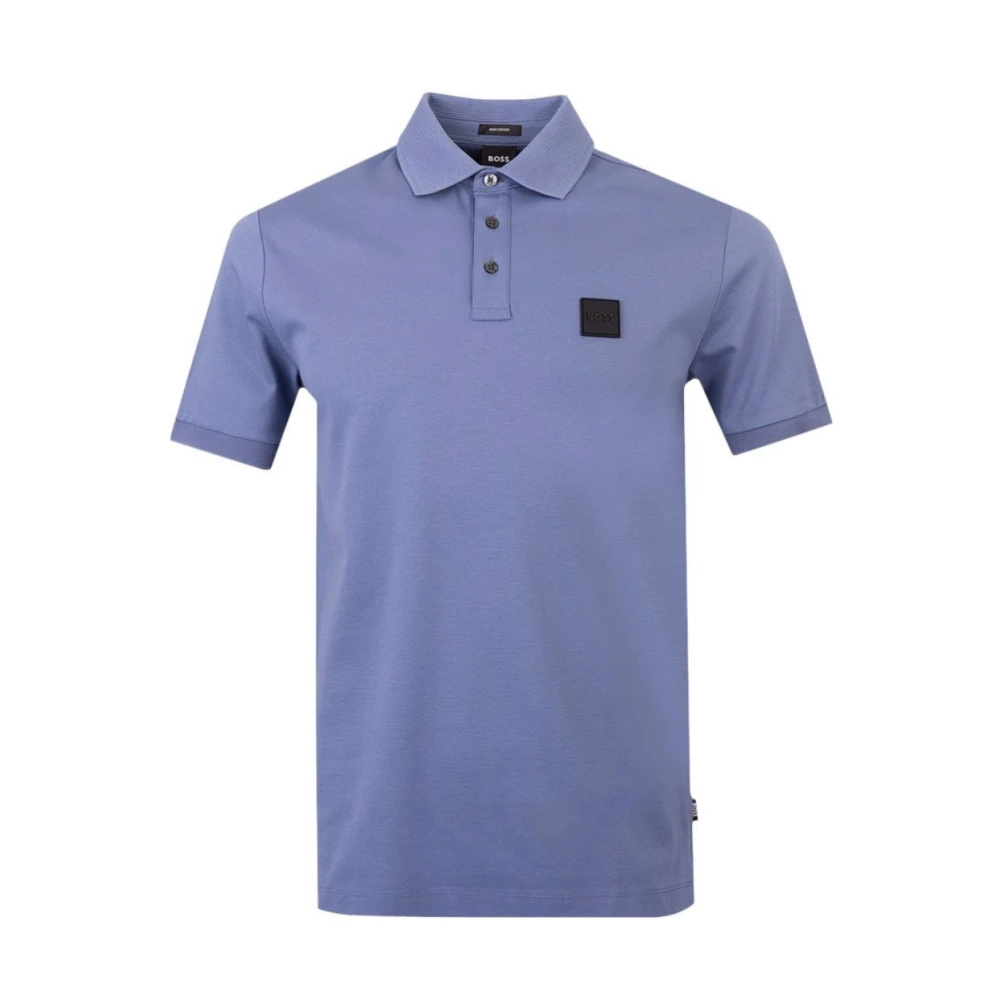 Hugo Boss Celeste Jersey Polo Shirt Blue Heren