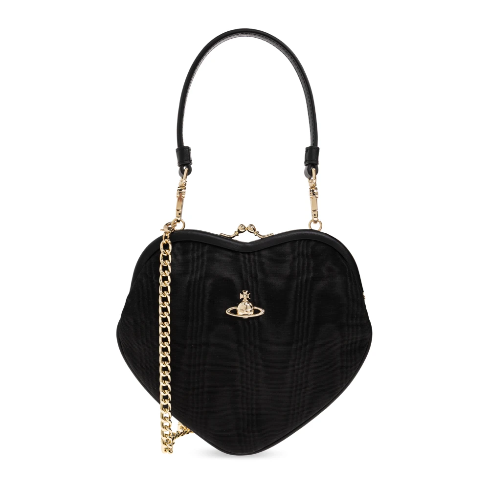 Vivienne Westwood Women's Black Handbags, One Size, Belle Heart Frame