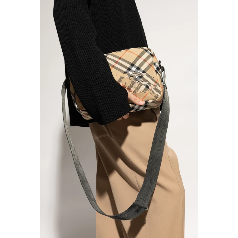 Burberry Ruitpatroon Schoudertas Beige Heren
