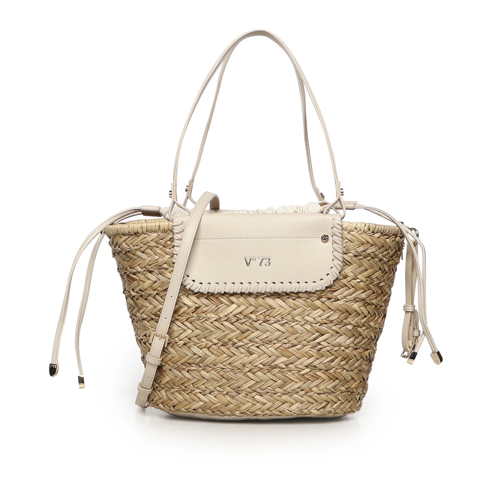 V73 Damen Beige Taschen, One Sizegröße: