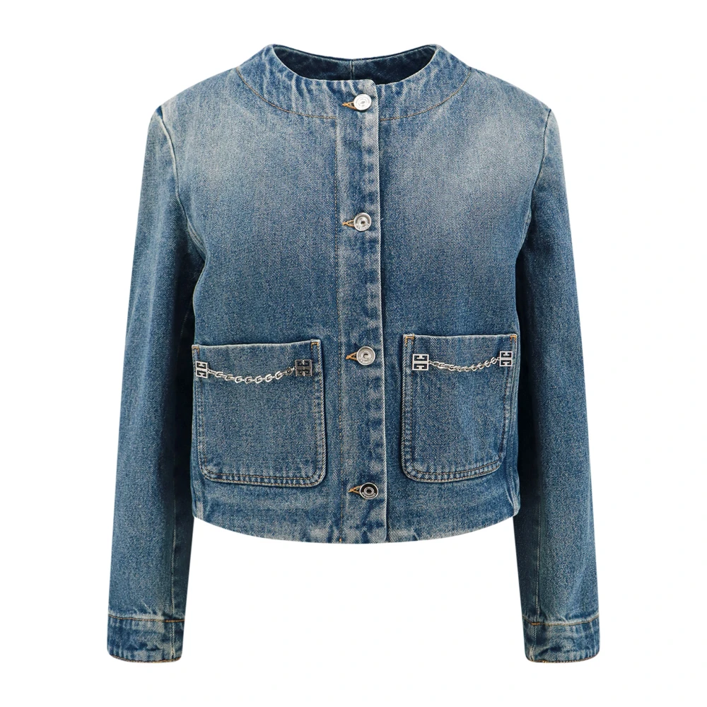 Givenchy Crew-neck Jacket Blue Dames