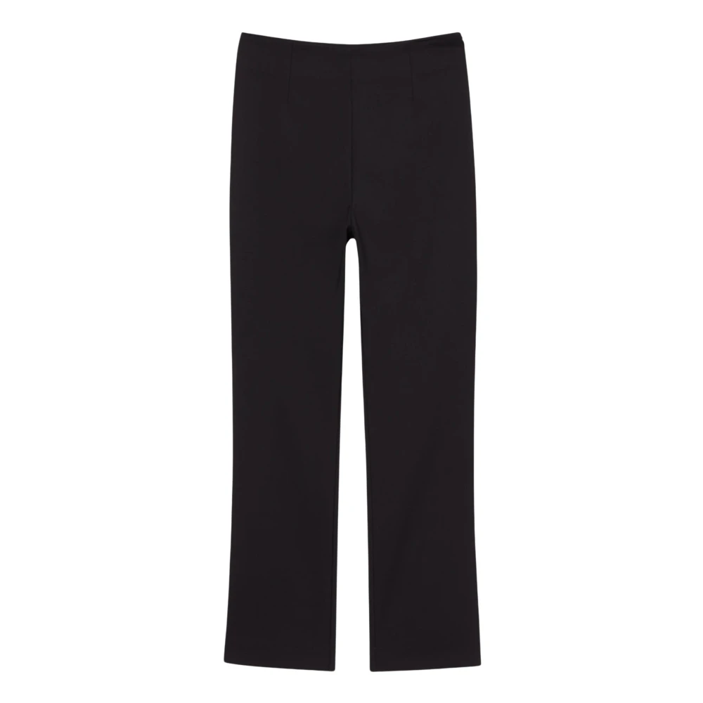 Róhe Zwarte Cigarette Leg Broek Black Dames