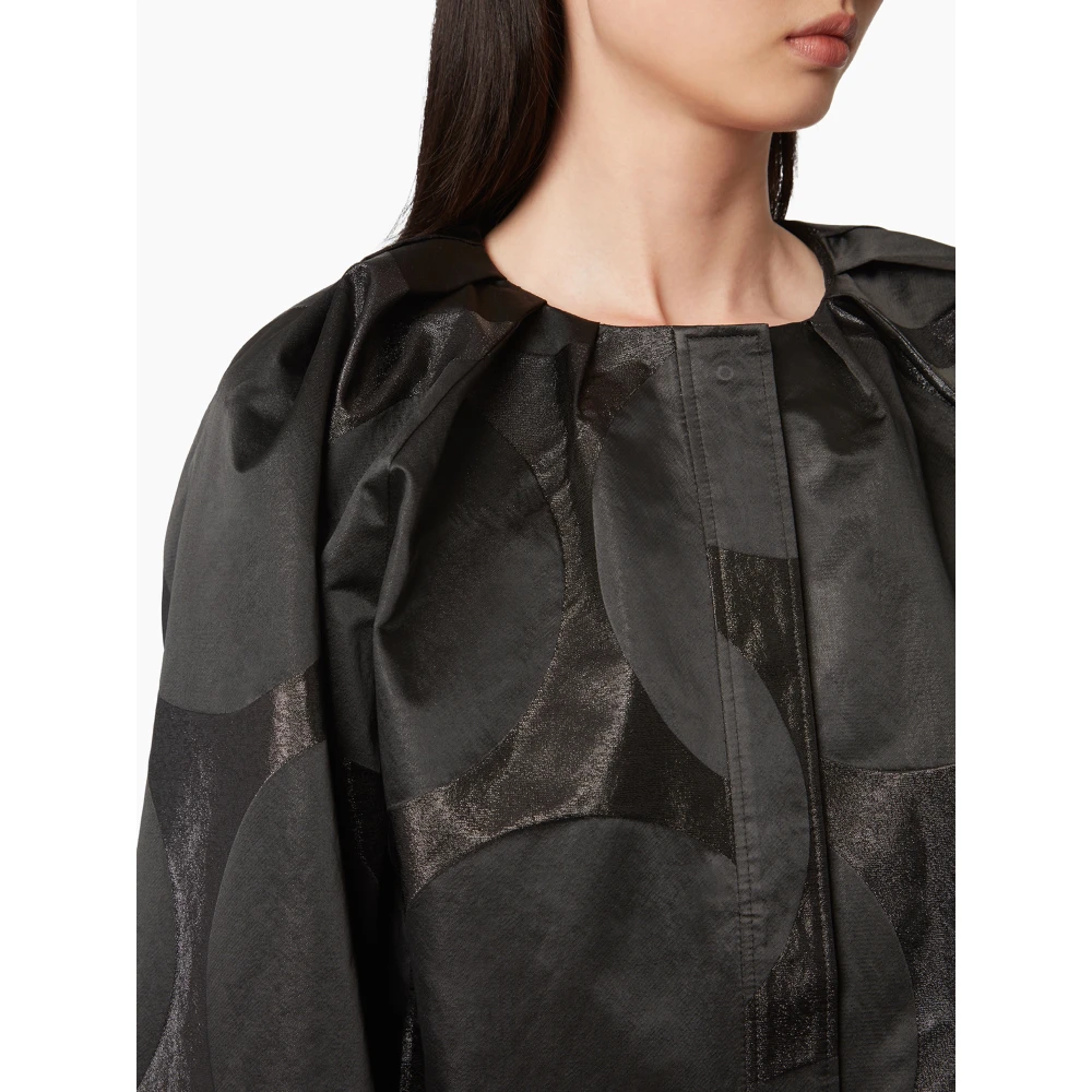 Nina Ricci Lurex Bomber MET Polka Black Dames