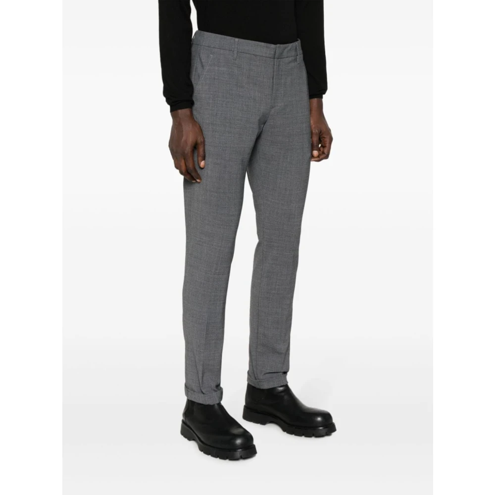 Dondup Antraciet Grijs Katoenen Broek Gray Heren