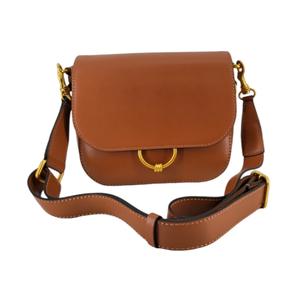 Gianni Chiarini Brun Läder Crossbody Väska Brown, Dam